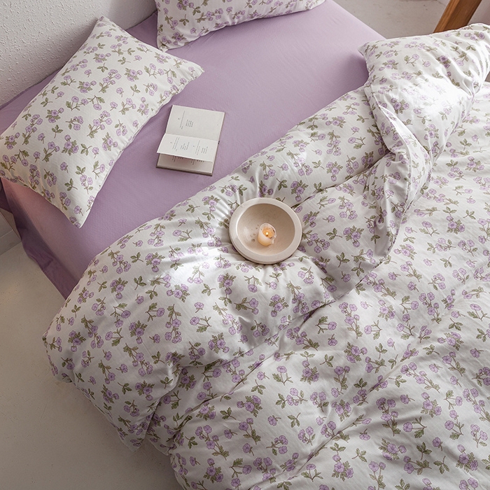 91家纺网 家纺一手货源 找家纺 （总）窝米 2023新款全棉A类双层纱系列四件套