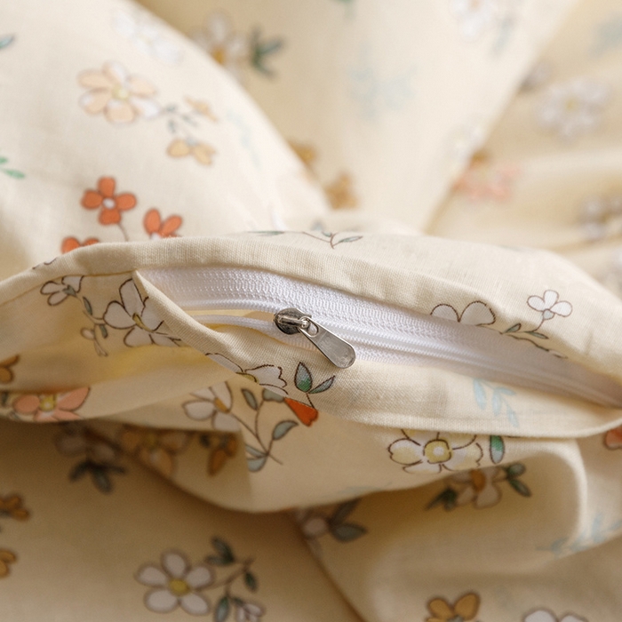 91家纺网 家纺一手货源 找家纺 窝米 2023新款全棉A类双层纱系列四件套 花蜜