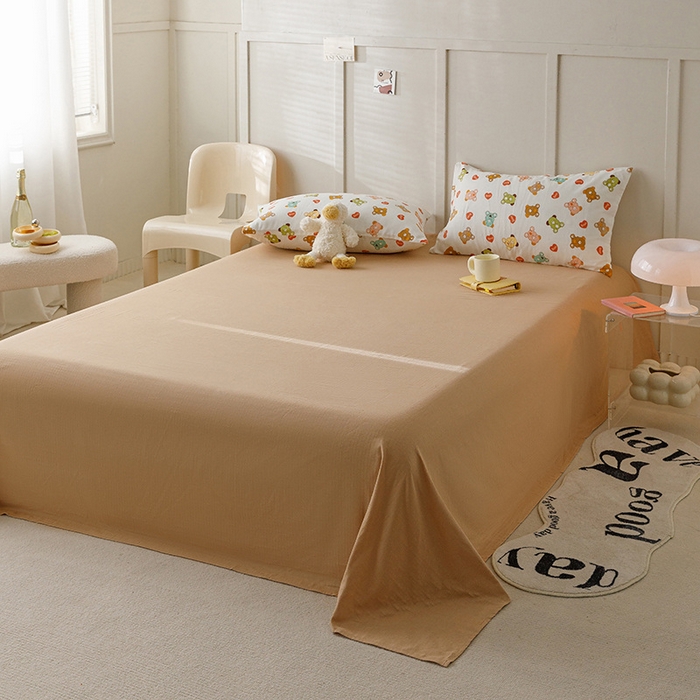 91家纺网 家纺一手货源 找家纺 窝米 2023新款全棉A类双层纱系列四件套 珍妮