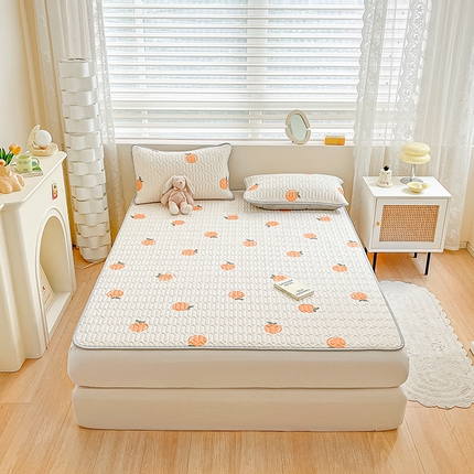 91家纺网 家纺一手货源 找家纺 柒月2023小清新乳胶凉席