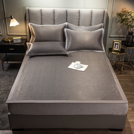 91家纺网 家纺一手货源 找家纺 （总）印记 2025新款高端养生冰藤席