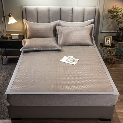 91家纺网 家纺一手货源 找家纺 （总）印记 2025新款高端养生冰藤席