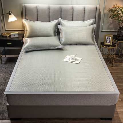 91家纺网 家纺一手货源 找家纺 （总）印记 2025新款高端养生冰藤席