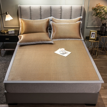 91家纺网 家纺一手货源 找家纺 （总）印记 2025新款高端养生冰藤席