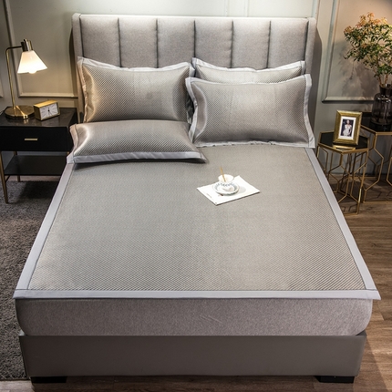 91家纺网 家纺一手货源 找家纺 （总）印记 2025新款高端养生冰藤席