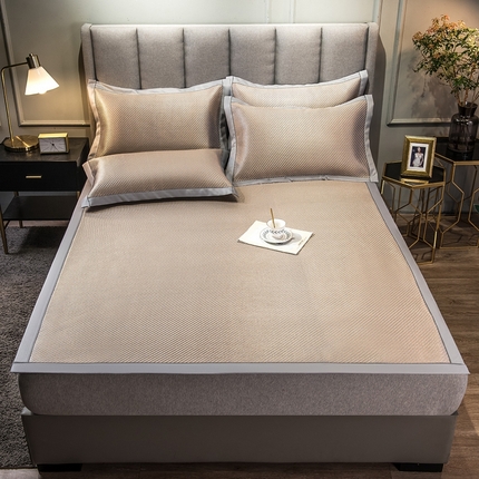 91家纺网 家纺一手货源 找家纺 （总）印记 2025新款高端养生冰藤席