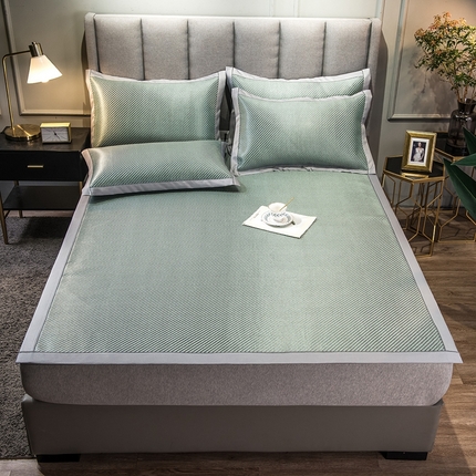 91家纺网 家纺一手货源 找家纺 （总）印记 2025新款高端养生冰藤席