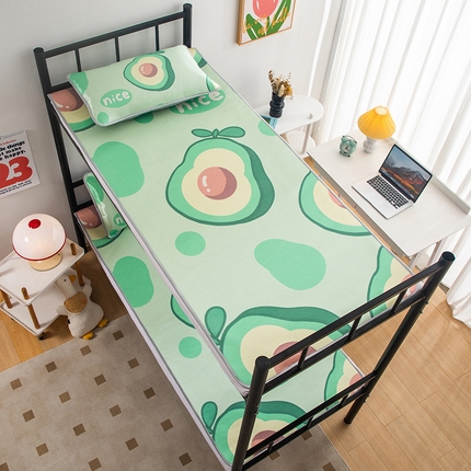 91家纺网 家纺一手货源 找家纺 （总）欣品希 2023年新款学生宿舍单人冰丝席凉席两件套