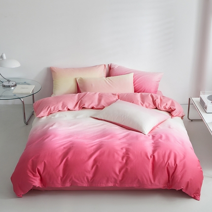 （总）木堇 2023新款13372纯色渐变印花四件套