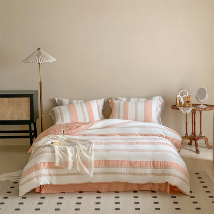 91家纺网 家纺一手货源 找家纺 （总）名品优仓 2023新款泡泡纱华夫格四件套