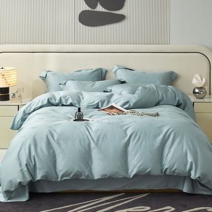 舒慕 2025新款100支长绒棉提花四件套 多伦多