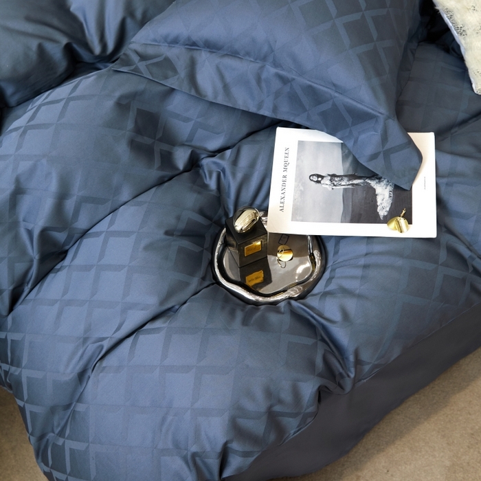 91家纺网 家纺一手货源 找家纺 舒慕 2025新款100支长绒棉提花四件套 星耀