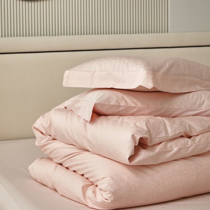 91家纺网 家纺一手货源 找家纺 舒慕 2025新款100支长绒棉提花四件套 可爱