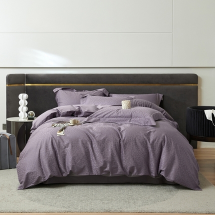 舒慕 2025新款100支长绒棉提花四件套 狂野