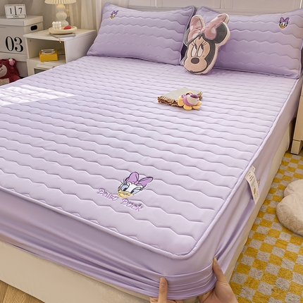 91家纺网 家纺一手货源 找家纺 （总）丽美人 2023新款迪士尼水洗棉夹棉床笠