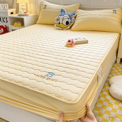 91家纺网 家纺一手货源 找家纺 （总）丽美人 2023新款迪士尼水洗棉夹棉床笠