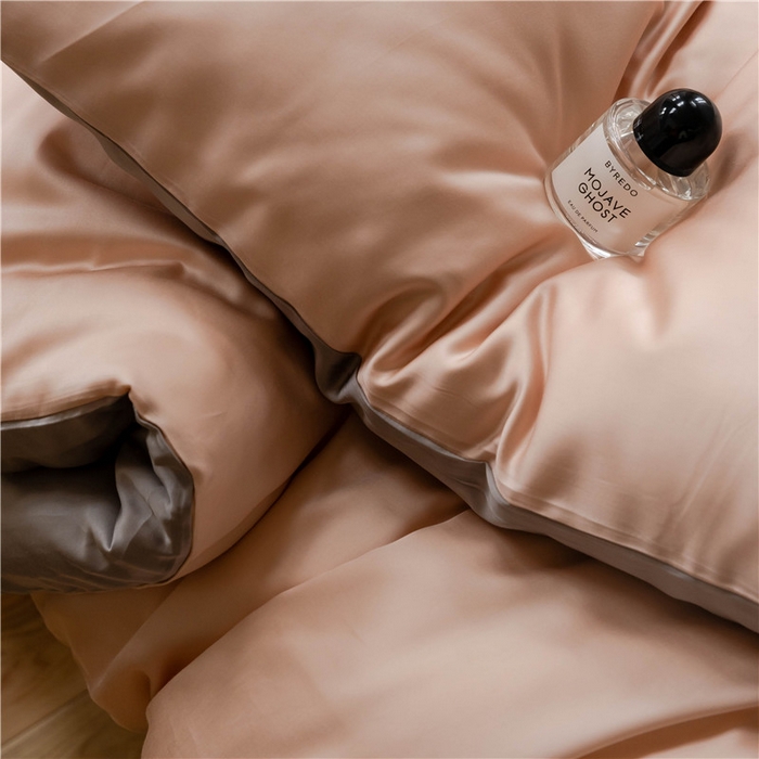 91家纺网 家纺一手货源 找家纺 沐白 202360S兰精纯色天丝四件套 月光色-岩石灰