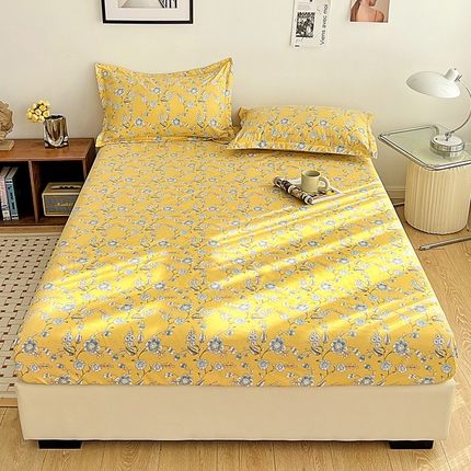 91家纺网 家纺一手货源 找家纺 （总）芷凡 2023新款锦棉印花磨毛单床笠