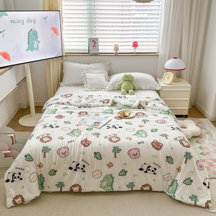 91家纺网 家纺一手货源 找家纺 （总）木堇家居 2023新款针织夏被A类大豆针织棉夏被