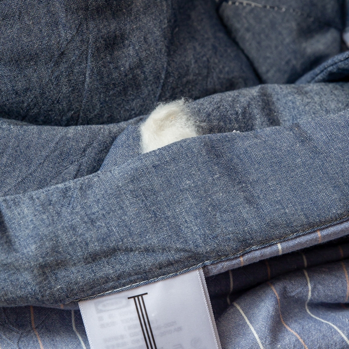 91家纺网 家纺一手货源 找家纺 鸣升 新款全棉色织水洗棉棉花夏被（图片2无模特） 米拉蓝