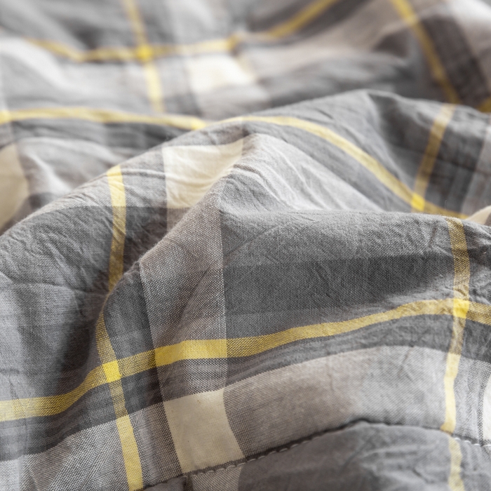 91家纺网 家纺一手货源 找家纺 鸣升 新款全棉色织水洗棉棉花夏被（图片2无模特） 莫妮卡灰