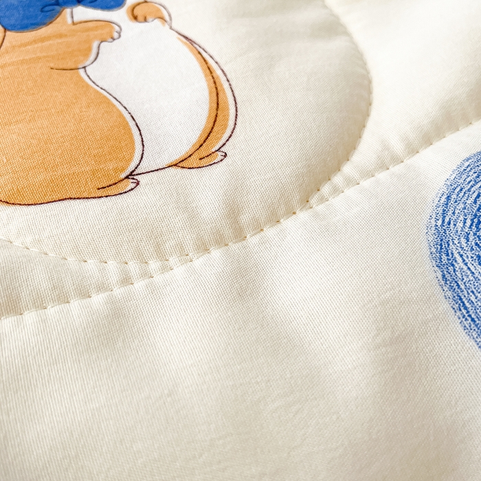 91家纺网 家纺一手货源 找家纺 寐居 2023新款A类亲肤水洗棉夏凉被 花兔