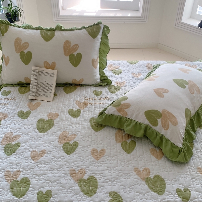 91家纺网 家纺一手货源 找家纺 （总）星期八2023款水洗棉麻床盖+枕套+夏被