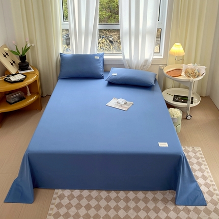 91家纺网 家纺一手货源 找家纺 （总）衿成 2025新款13372喷气织造全棉纯色单品床单