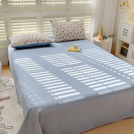 91家纺网 家纺一手货源 找家纺 （总）百寐 2023新款全棉13372纯棉碎花小清新卡通床单