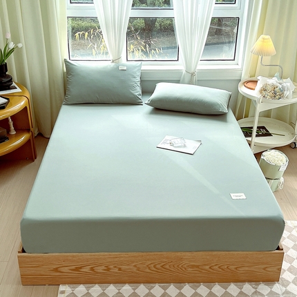 91家纺网 家纺一手货源 找家纺 （总）衿成 2025新款13372喷气织造全棉纯色单品床笠