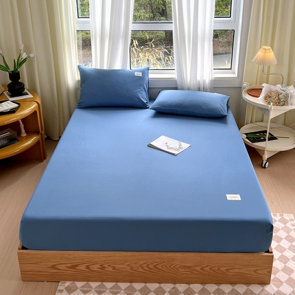 91家纺网 家纺一手货源 找家纺 （总）衿成 2025新款13372喷气织造全棉纯色单品床笠