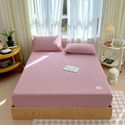 91家纺网 家纺一手货源 找家纺 （总）衿成 2025新款13372喷气织造全棉纯色单品床笠