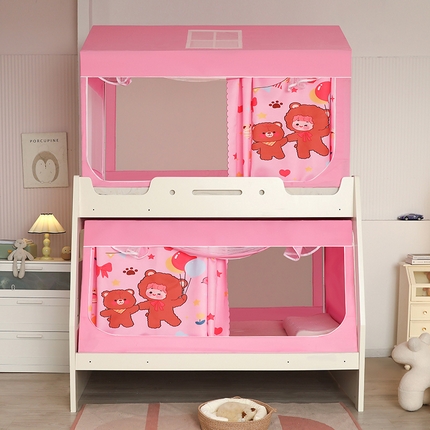 91家纺网 家纺一手货源 找家纺 （总）安金 2023新款迪士尼防摔上下铺子母床蚊帐