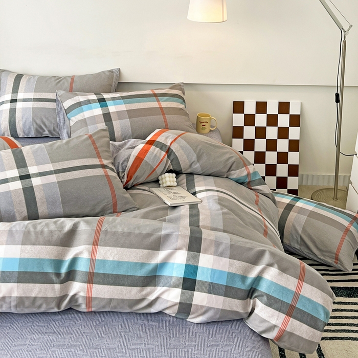 91家纺网 家纺一手货源 找家纺 西引力 2023新款全棉AB版童趣印花套件系列单品床单床笠 流金岁月