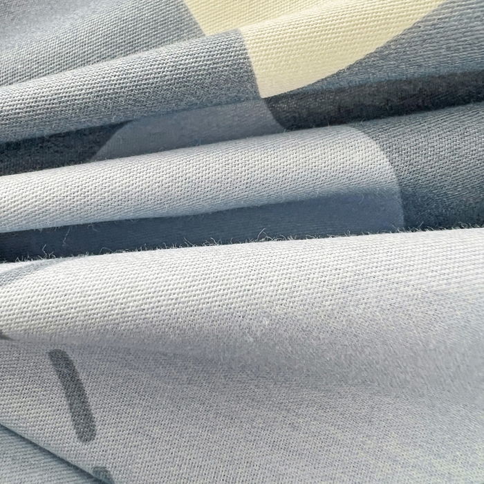 91家纺网 家纺一手货源 找家纺 西引力 2023新款全棉AB版童趣印花套件系列单品床单床笠 英伦蓝