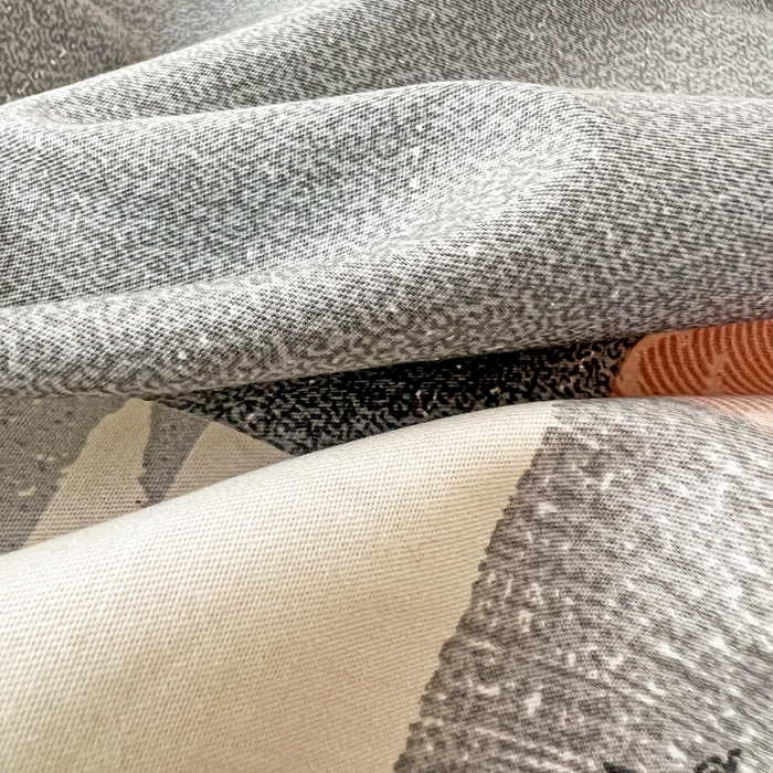 91家纺网 家纺一手货源 找家纺 西引力 2023新款全棉AB版童趣印花套件系列单品床单床笠 英伦字母