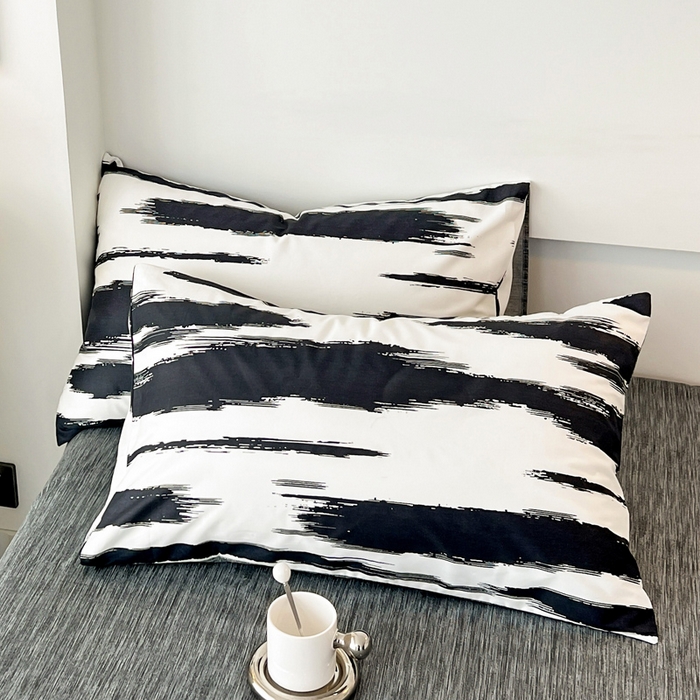 91家纺网 家纺一手货源 找家纺 西引力 2023新款全棉AB版童趣印花套件系列单品床单床笠 云端