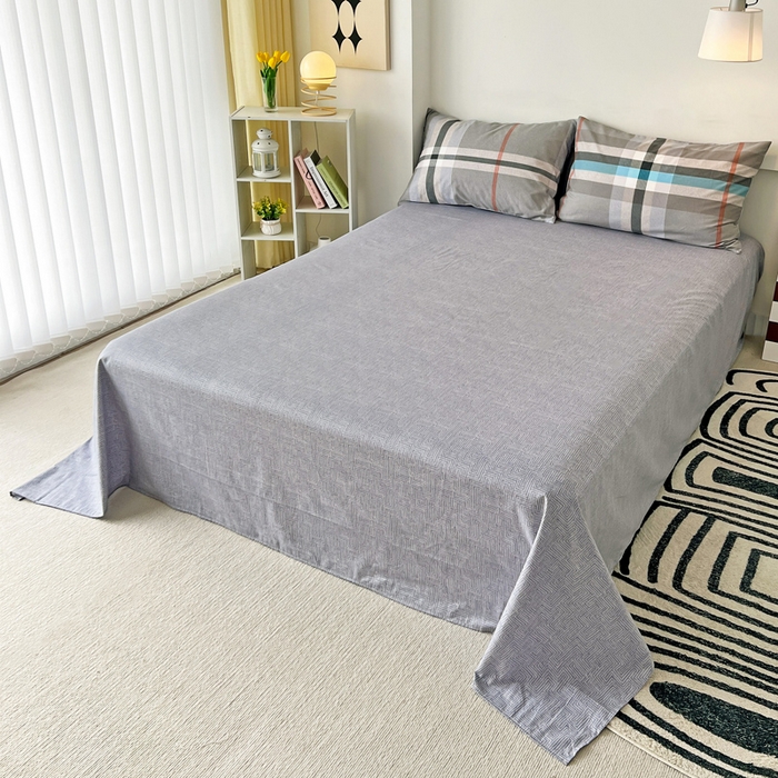 91家纺网 家纺一手货源 找家纺 西引力2023新款全棉AB版童趣印花套件系列四件套 流金岁月