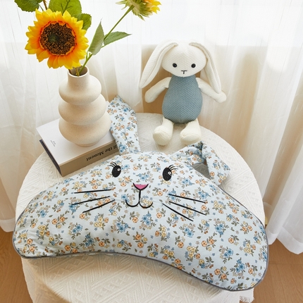 91家纺网 家纺一手货源 找家纺 （总）其乐 2023新款 兔耳朵荞麦枕超30天不退不换 