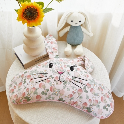 91家纺网 家纺一手货源 找家纺 （总）其乐 2023新款 兔耳朵荞麦枕超30天不退不换 