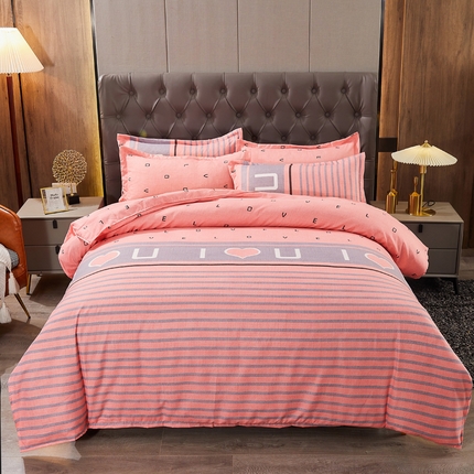 91家纺网 家纺一手货源 找家纺 （总） 爱一个家 2025新款植物羊绒四件套