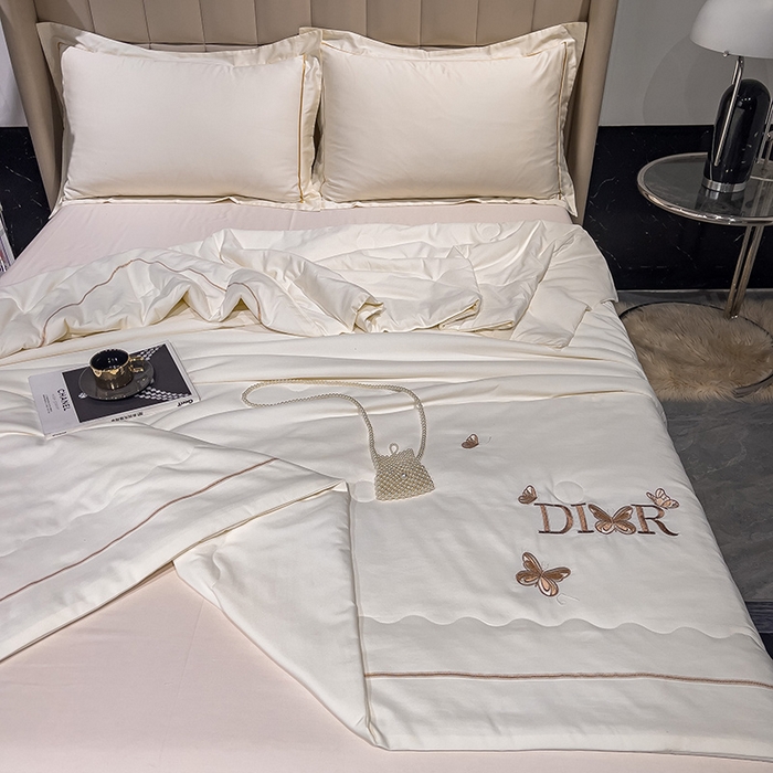 91家纺网 家纺一手货源 找家纺 (总)优姿 2024新款仿棉麻抗菌绣花夏被