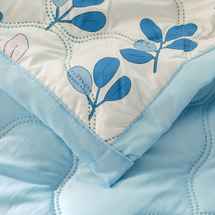 91家纺网 家纺一手货源 找家纺 被多多 2025新款亲肤透气水洗棉夏被 兰花小兔