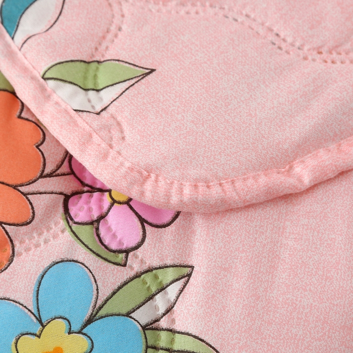 91家纺网 家纺一手货源 找家纺 被多多 2023新款舒适可水洗钻石绒夏凉被 花想容