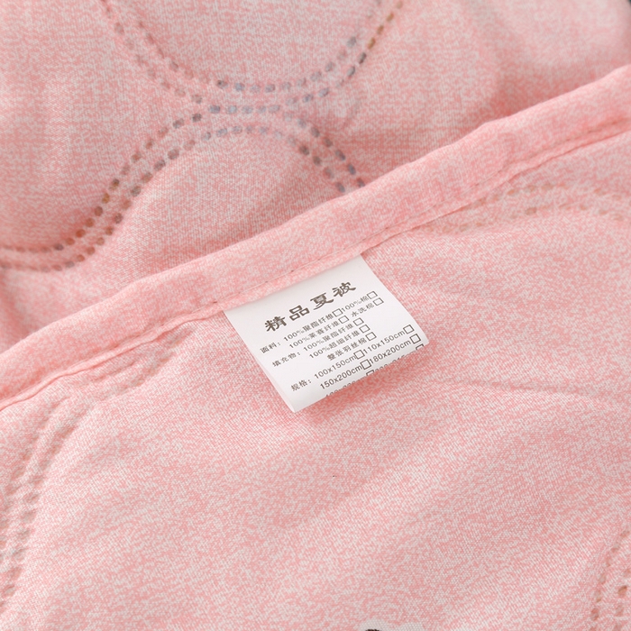 91家纺网 家纺一手货源 找家纺 被多多 2023新款舒适可水洗钻石绒夏凉被 花想容