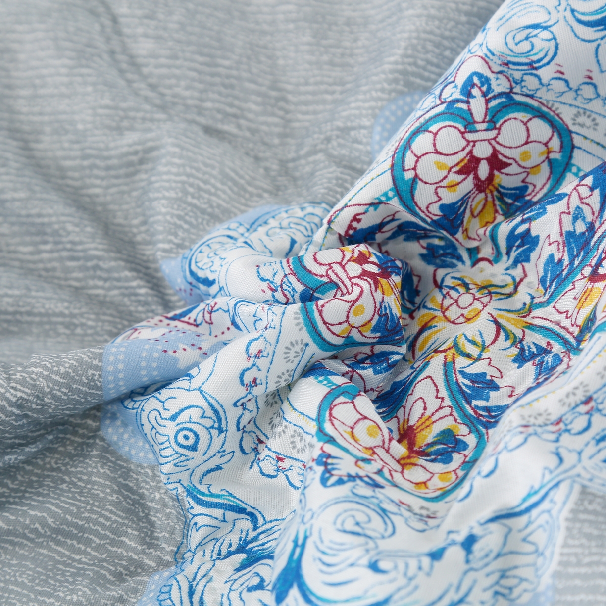 91家纺网 家纺一手货源 找家纺 被多多 2023新款舒适可水洗钻石绒夏凉被 忆流年