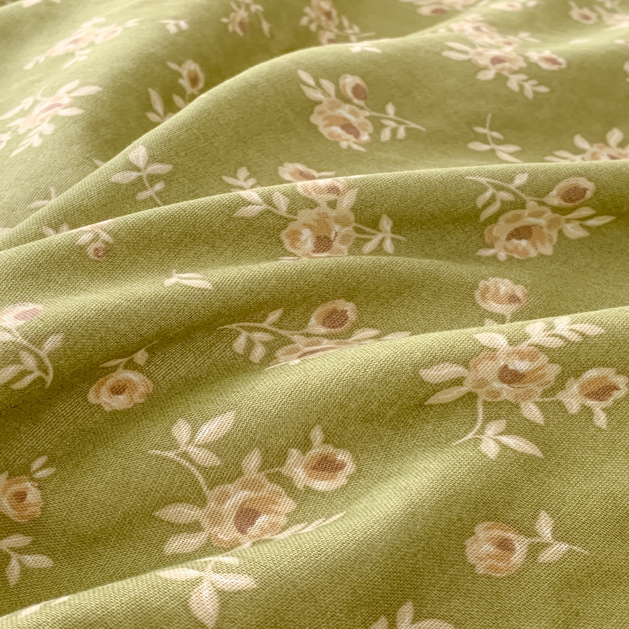 91家纺网 家纺一手货源 找家纺 黛馨 2025新款A类小清新双层纱四件套（实拍）琳达