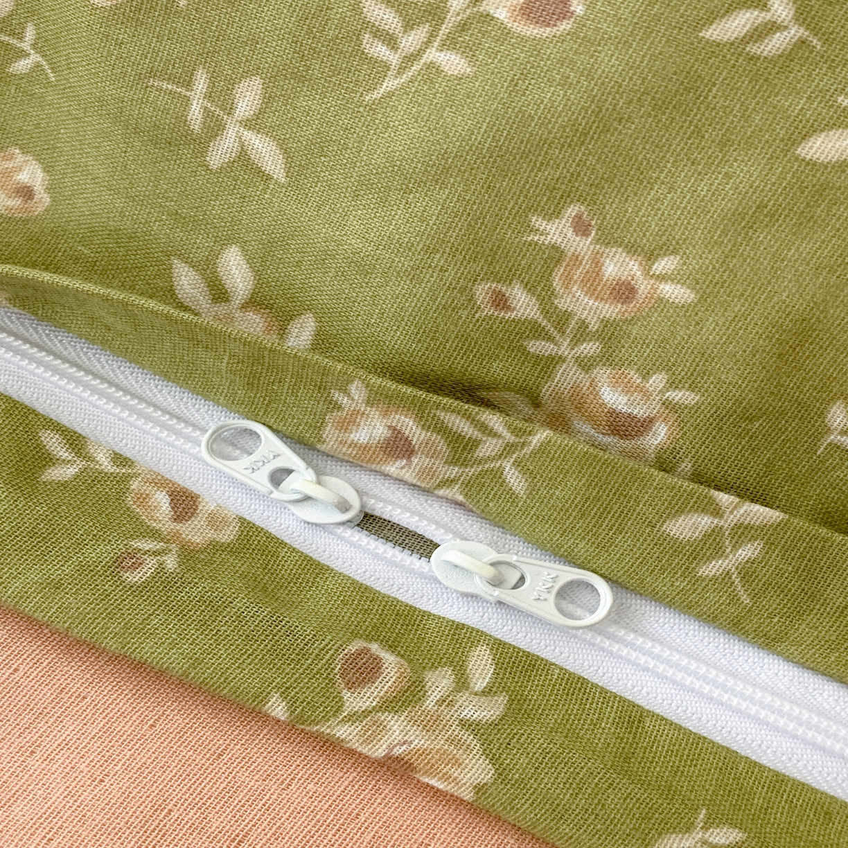 91家纺网 家纺一手货源 找家纺 黛馨 2025新款A类小清新双层纱四件套（实拍）琳达