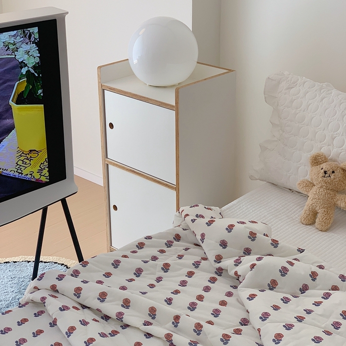 91家纺网 家纺一手货源 找家纺 美乐迪 2023新款针织棉夏被 蔷薇