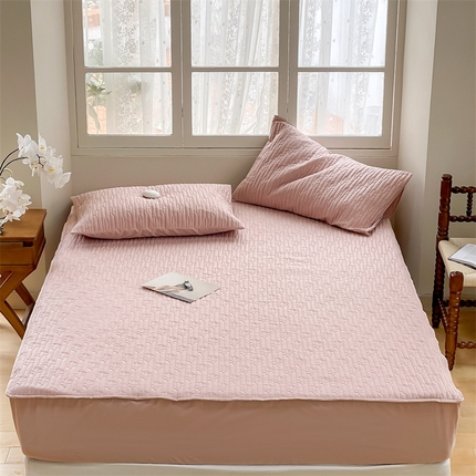 91家纺网 家纺一手货源 找家纺 （总）三味舒屋 2024新款仙人掌绗缝床笠